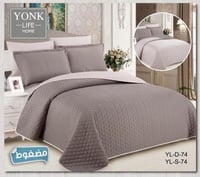 طقم مفرش صيفي مضغوط مزدوج