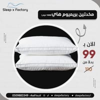 مخدتين بريميوم هاي (1500 جرام)