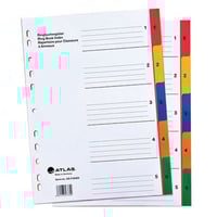 أطلس، ورق خمس فواصل