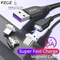 بزوز | سلك شاحن ايفون مغناطيسي سريع جدا ضد القطع م...