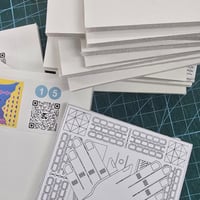 ٢٤ مربع جاهز للتلوين ( كتوزيعات) لعناصر الهوية الو...