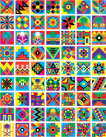 ٧٠ مربع جاهز للتلوين للانشطة المدرسية رسومات شعبية...