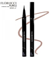 قلم تحديد الحواجب من فلورتشي مقاوم للماء، لون طبيع...