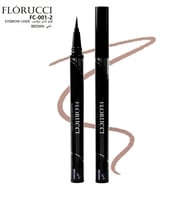 قلم تحديد الحواجب من فلورتشي مقاوم للماء، لون طبيع...