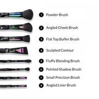 بي اتش كوزمتك فرش للوجه والعين من بولسون شوك 8 قطع