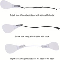 لصقات شد العيون والوجه والرقبه الصينيه - 40 لصقه