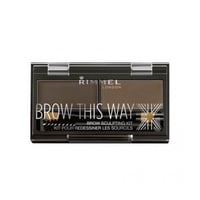 بودرة حواجب ريميل 003DARK BROWN