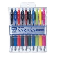 زيبرا،طقم أقلام سارسا،10لون،0.5