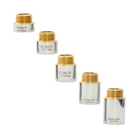 جلبة ذكر نحاس مطلي كروم عدة مقاسات