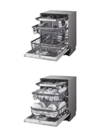 ال جي LG - غسالة صحون تلبيس بلت ان - 14 مكان - فضي...