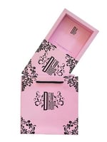 Pink and black
