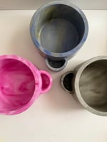 مجموعة (مستدير بعمق) - لون عشوائي