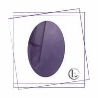 لوحه إسمنتية بيضاوية الشكل لون بنفسج