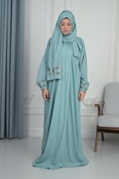 شرشف صلاة سحاب تركواز