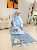 بوكس سماوي(شرشف لف&سجادة اسفنجية )