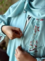 بوكس تركواز (شرشف سحاب&سجادة اسفنجية )