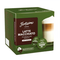 كبسولات لاتيه مكياتو من فورتيسمو 16كبسولة دولتشي غ...