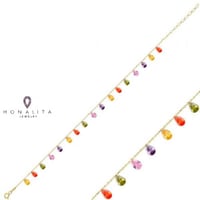 خلخال أنيق اللون ذهبي (A49) .