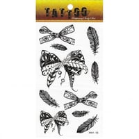 تاتو مؤقت نسائي مقاوم للماء ( شرائط و ريش )