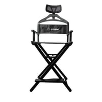 كرسي مكياج من جلوبال ستار اسود بمسند راس MY