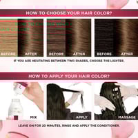 صبغة الشعر اكسلانس كريم لعناية ثلاثية بالشعر من لو...