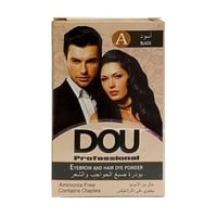 مسحوق صبغ الشعر والحواجب من دو-اسود A