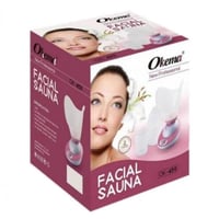 جهاز بخار الوجه من اوكيما OK-459 زهري وابيض