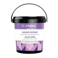 مقشر السكر الزيتي باللافندر وزيت إكليل الجبل من جل...