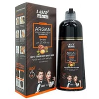 شامبو صبغة شعر بزيت الارجان من ليزر وايت - بني غام...