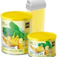 شمع قابل للذوبان في الماء لإزالة الشعر بالموز من ه...