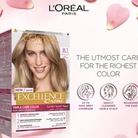 صبغة الشعر اكسلانس كريم لعناية ثلاثية بالشعر من لو...