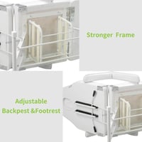 كرسي تجميل ومساج من صالون سيستم , ابيض