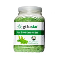 املاح البحر الميت للجسم والقدمين بالنعناع والشاي ا...