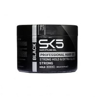 جل تصفيف الشعر لتثبيت قوي SK5 أسود 500مل