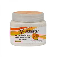مقشر الوجه والجسم مستخلص من المشمش من جلوبال ستار...