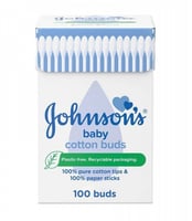 عيدان قطنية نقية من جونسون - 100 عود