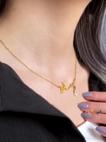 سلسال بالاسم مرصع زركون