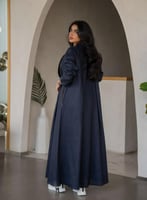 عباية صيفيه باللون الكحلي