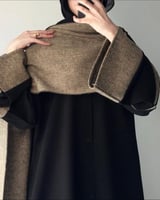 عباية + شال بتصميم أنيق