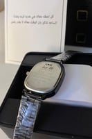 ساعة كاسيو LTP اسود مينا فضي