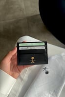 محفظة ملكية - بشعار سيفين ونخلة