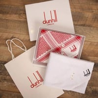 شماغ دنهل احمر - ابيض