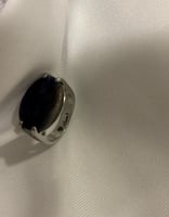 خاتم ملكي محفور فضة 925