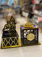 طقم مبخرة + علبة للعود - ملكة