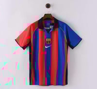 تيشيرت برشلونة كلاسيك مخطط