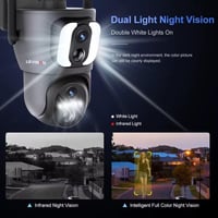 كاميرا المراقبة بالطاقة الشمسية اصدار wifi و عدستي...