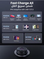 شاحن سيارة يوجرين بقوة 69 واط يدعم الشحن السريع PD