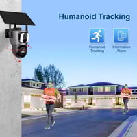 كاميرا المراقبة بالطاقة الشمسية اصدار wifi و عدستي...