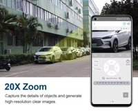 كاميرا مراقبة شمسية S20L 4G زوم 20X مطورة