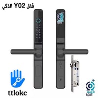 قفل باب ذكي Y02 مع ميزة الفتح بالبصمة